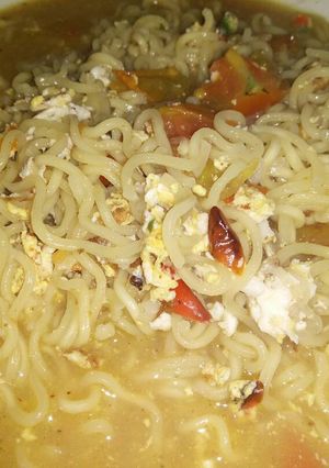Foto resep Mie kuah pedas mantap