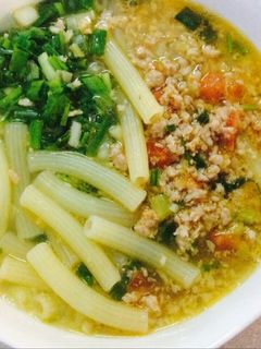 Hình của món Nui biến tấu.