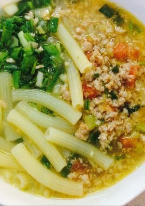 Hình của món Nui biến tấu.