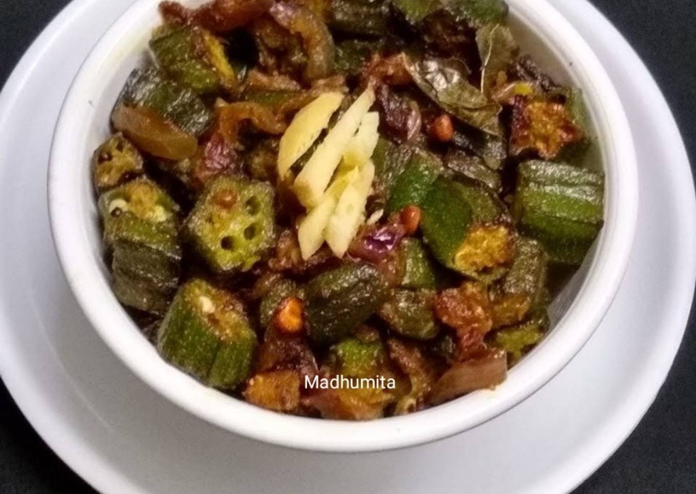 Fried Okra Masala