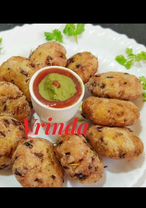 A picture of Poha Cutlets.