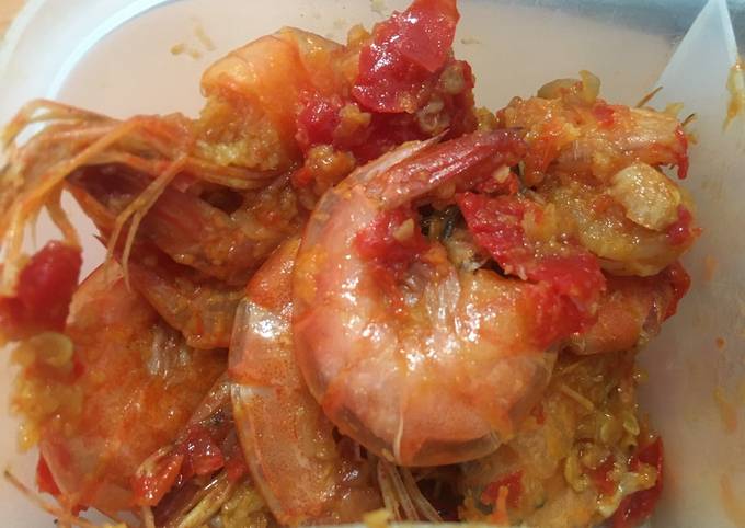 Resep Udang balado Anti Gagal