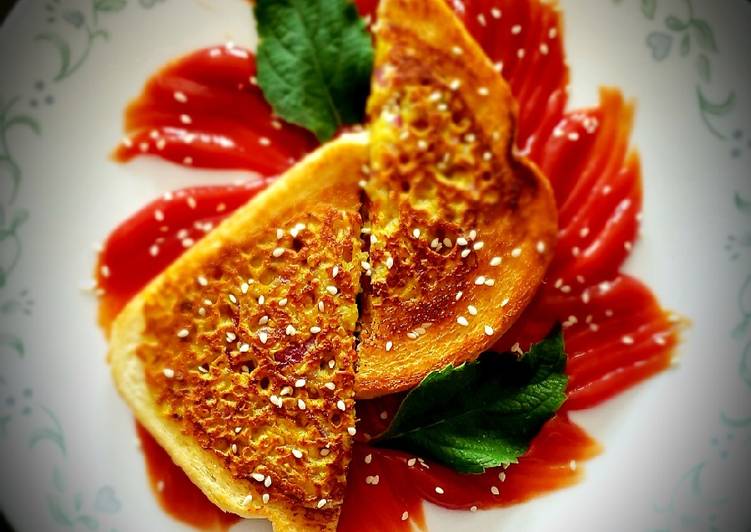 Mushroom loaded sandwich Mushroom loaded sandwich