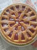 Crostata con crema frangipane & fragole 🍓