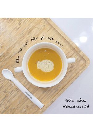 Hình của món Đậu hũ non đậu gà sốt xoài.