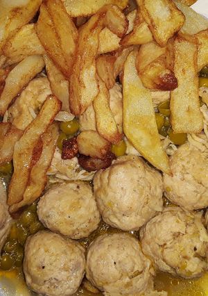 صورة لوصفة مثوم الدجاج بالجلبانه