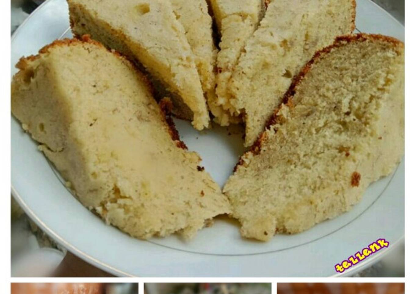 Bolu Pisang Teflon (Panggang)