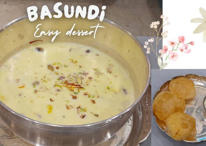 BASUNDI : A INDIAN MILK SWEET recipe main photo
