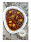 Semur ati ayam telur puyuh