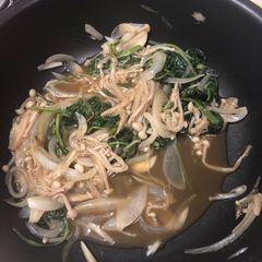 A picture of Oseng oseng kangkung (Water Spinach).