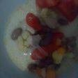 Soup ayam kacang merah kari susu simple cuma iris"cemplung" aja
