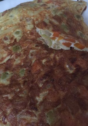 Una foto de Tortilla de zanahorias 🥕