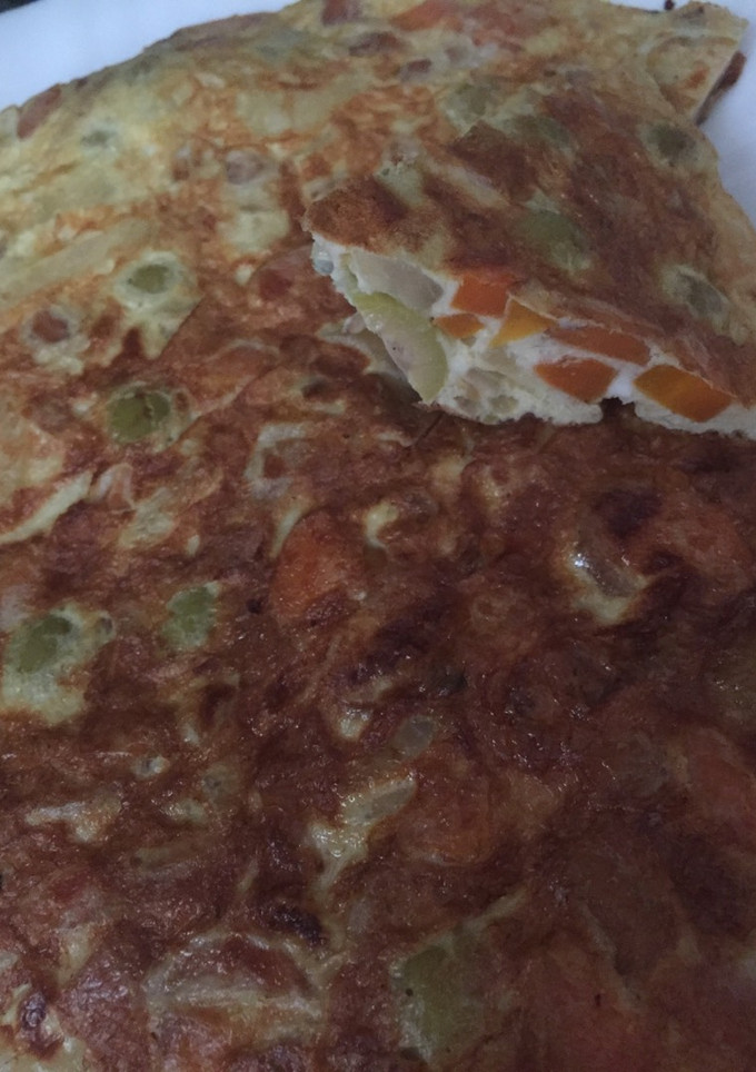Una foto de Tortilla de zanahorias 🥕