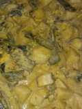 Chiles poblanos en media crema