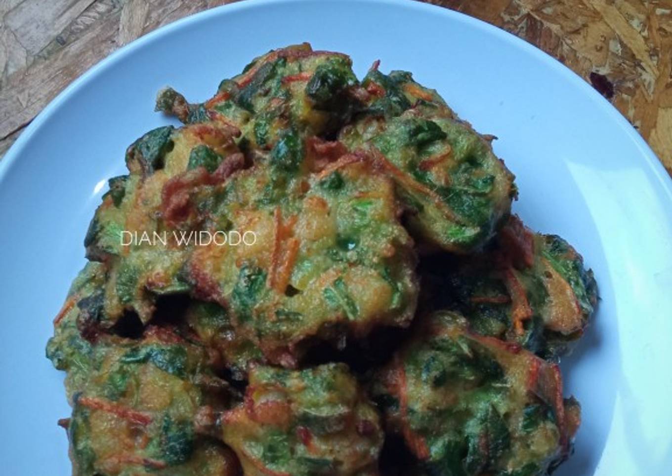 Bakwan Bayam Udang