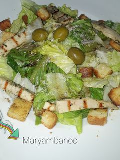 عکسی از دستور سالاد سزار