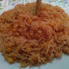 A picture of Chana dal pulao.