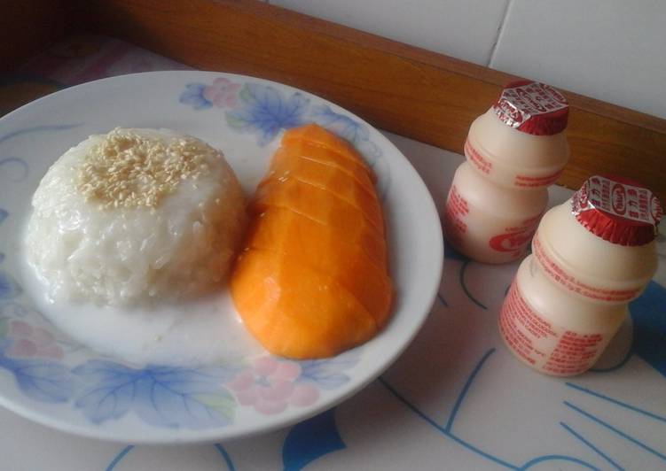 Resep 11.Mango sticky rice (magic com) #BikinRamadanBerkesan Anti Gagal