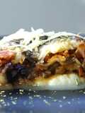 Musaca de verduras con bechamel de coliflor