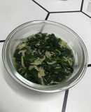 Mồng tơi xào tép khô