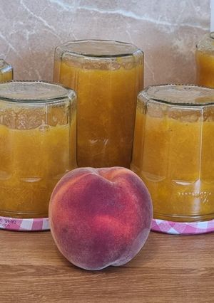 IR-barát őszibarack lekvár recept fotója