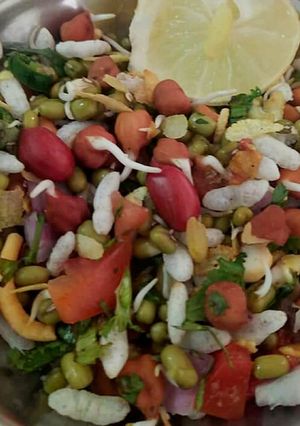 A picture of Healthy mix sprouts salad.