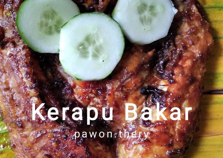 Siap Saji Ikan Kerapu Bakar Enak Sempurna