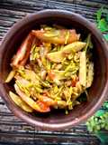 Tumis Bunga Pepaya (tidak terlalu pahit)