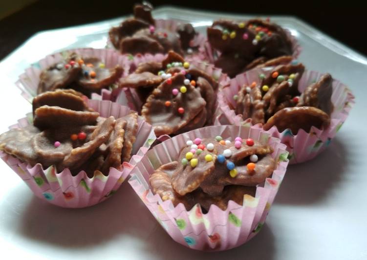 Biskut Coklat Cornflake Biscuit Recipe Biscuit Cookies Food