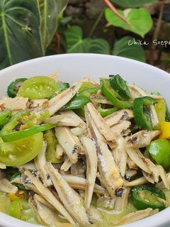 Foto resep Tumis teri cabe ijo