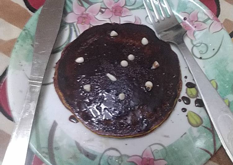 How to Make Quick Chocolate pancakes