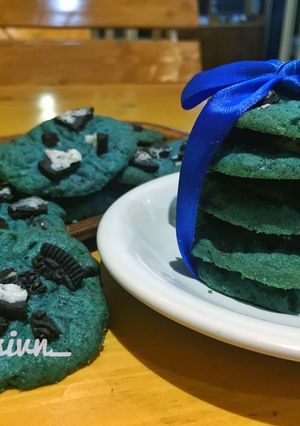 Foto resep Blue Chewy Oreo Cookies