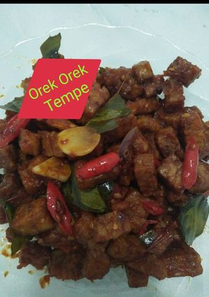 Foto resep Orek Orek Tempe Pedas Manis