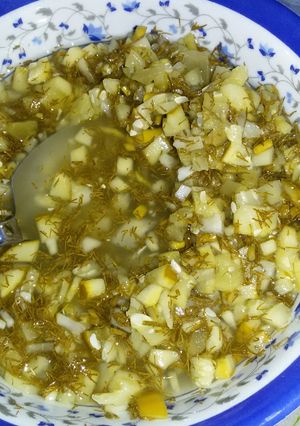 عکسی از دستور ترشی خیار شوید