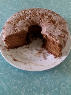 Una foto de Torta media luna de chocolate