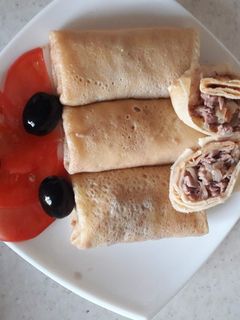 Фото Блинчики с мясом.