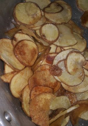 Una foto de Papas Fritas Rústicas Fácil y económico