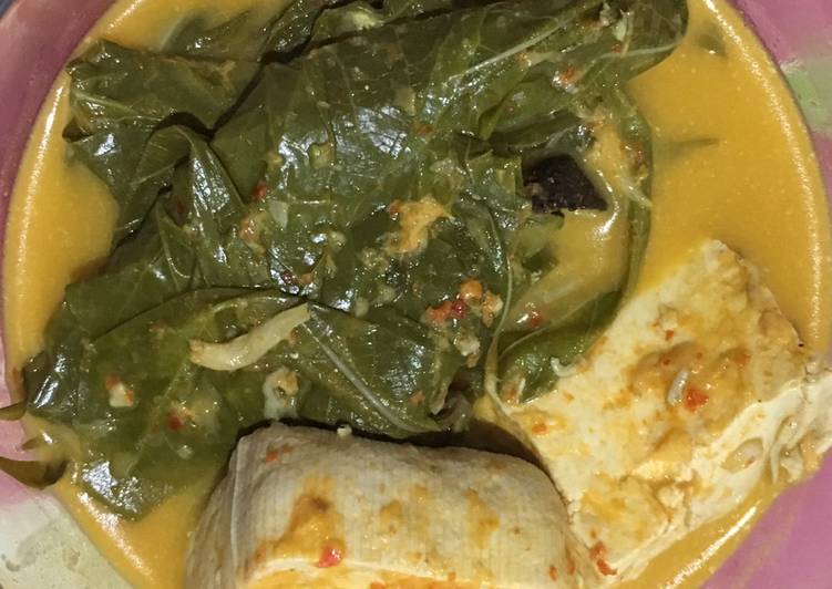 Gulai Daun Singkong dan Sambel Teri Cabe Ijo