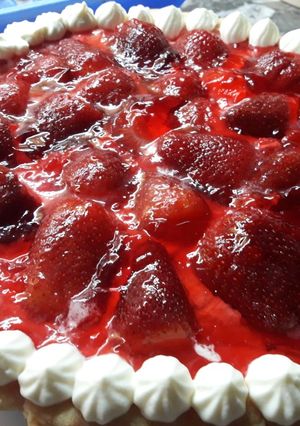 Una foto de Tarta de frutilla