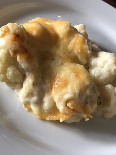 Una foto de Coliflor gratinada