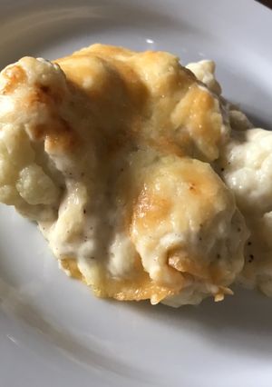 Una foto de Coliflor gratinada