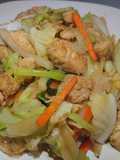 Stir-Fried Chicken Tenders with Cabbage