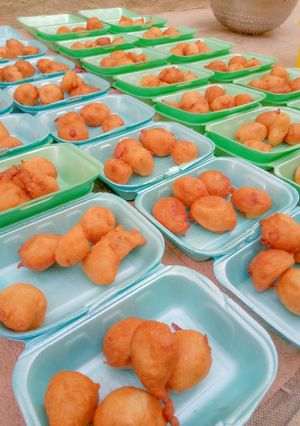 Nutmeg puff puff ainihin hoton girkin
