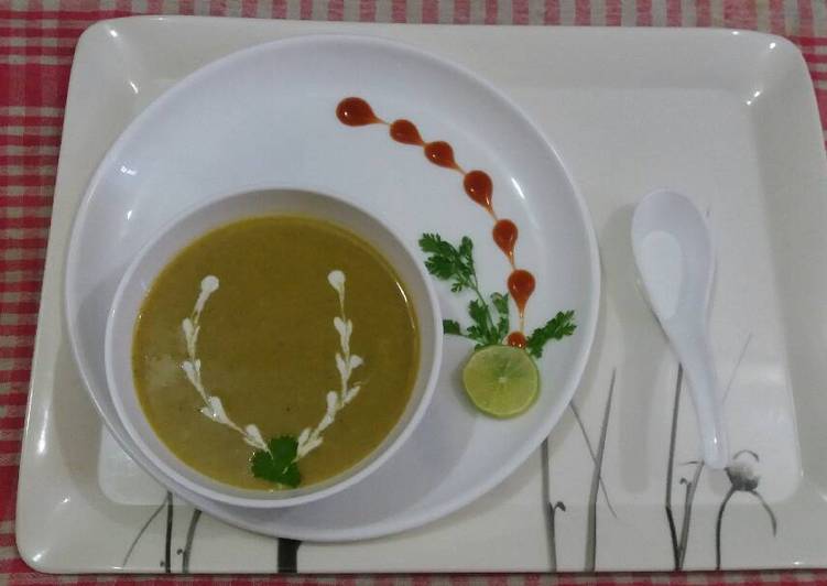 Get Lunch of Vegetable and dal soup