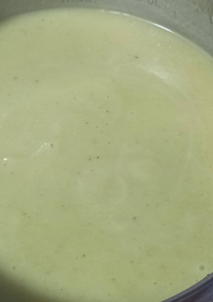 Una foto de 195. Puré de brócoli y calabacín
