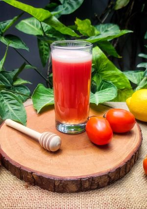Foto resep Jus Tomat & Lemon Segar