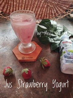 Foto resep Jus Strawberry Yogurt