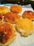 Bolitas de papa rellenas de queso