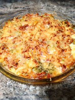 Una foto de Brócoli al horno con bacon