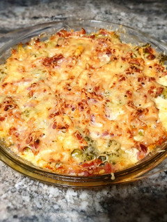 Una foto de Brócoli al horno con bacon